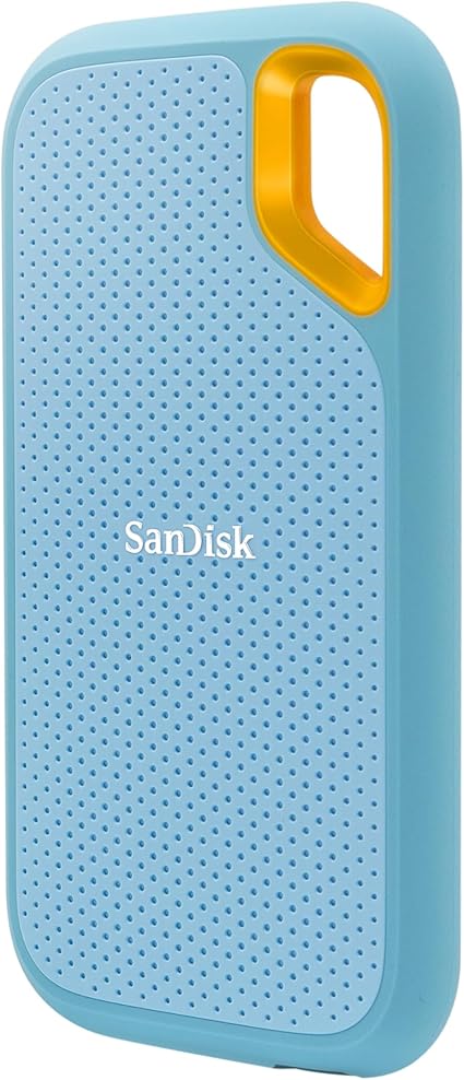 SanDisk 4TB Extreme Portable SSD - Up to 1050MB/s, USB-C, USB 3.2 Gen 2, IP65 Water and Dust Resistance, Updated Firmware - External Solid State Drive - SDSSDE61-4T00-G25