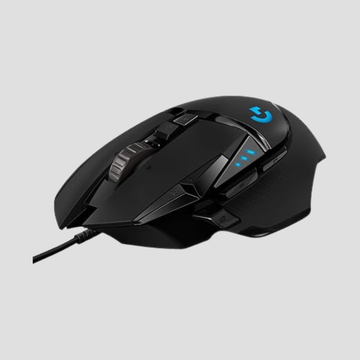 Logitech G502 HERO High Performance Wired Gaming Mouse, HERO 25K Sensor, 25,600 DPI, RGB, Adjustable Weights, 11 Buttons, On-Board Memory, PC/Mac